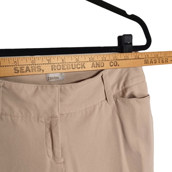CASLON Tan Light Khaki Color Career Trouser Pants 10 (Medium) - Picture 4 of 5